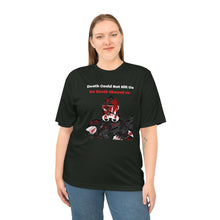 Load image into Gallery viewer, 228th- Death Obeys Us- Unisex Zone Performance T-shirt