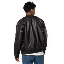 Load image into Gallery viewer, 228th Stealth- Leather Bomber Jacket