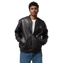 Load image into Gallery viewer, 228th Stealth- Leather Bomber Jacket