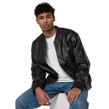 Load image into Gallery viewer, 228th Stealth- Leather Bomber Jacket