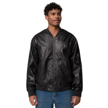Load image into Gallery viewer, 228th Stealth- Leather Bomber Jacket