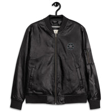 Load image into Gallery viewer, 228th Stealth- Leather Bomber Jacket