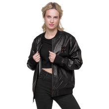 Load image into Gallery viewer, 228th Spook- Leather Bomber Jacket