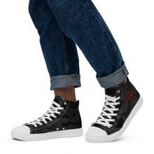 Load image into Gallery viewer, 228th Spook- Men’s high top canvas shoes