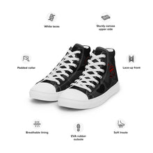 Load image into Gallery viewer, 228th Spook- Men’s high top canvas shoes