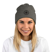 Load image into Gallery viewer, 228th Skull Symbol- Pom-Pom Beanie