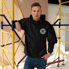 Load image into Gallery viewer, 228th Black Skulls Embroidered Champion Packable Jacket