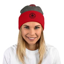 Load image into Gallery viewer, 228th Skull Symbol- Pom-Pom Beanie