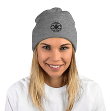 Load image into Gallery viewer, 228th Skull Symbol- Pom-Pom Beanie
