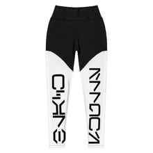 Load image into Gallery viewer, Black Skulls- Sports Leggings