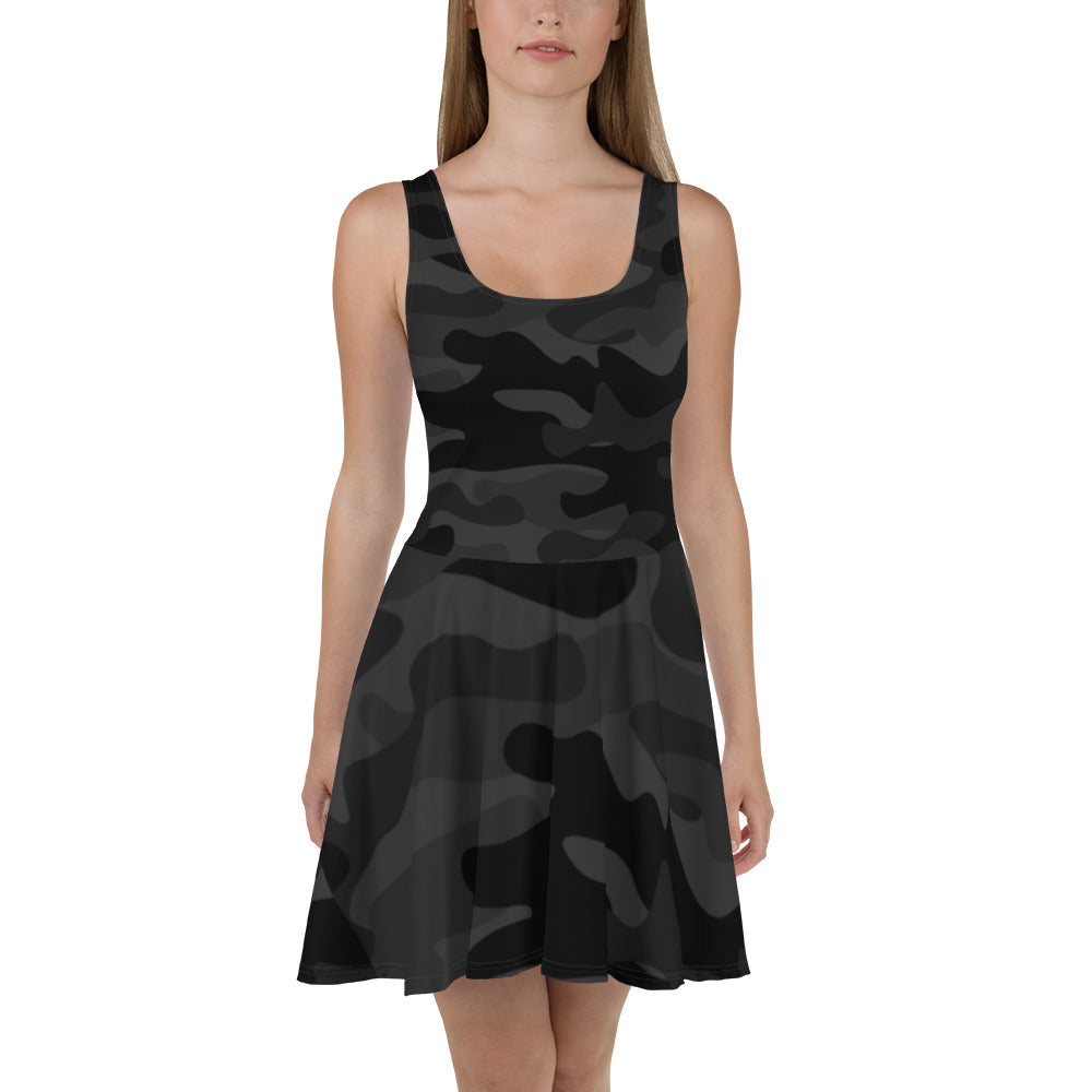 228th Camo- Skater Dress