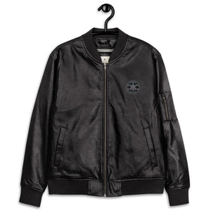 228th Stealth- Leather Bomber Jacket