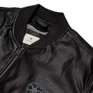 228th Stealth- Leather Bomber Jacket