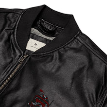 Load image into Gallery viewer, 228th Spook- Leather Bomber Jacket

