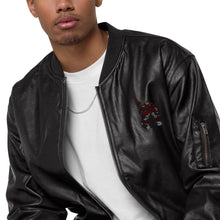 Load image into Gallery viewer, 228th Spook- Leather Bomber Jacket
