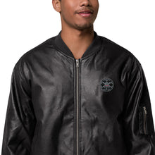 Load image into Gallery viewer, 228th Stealth- Leather Bomber Jacket

