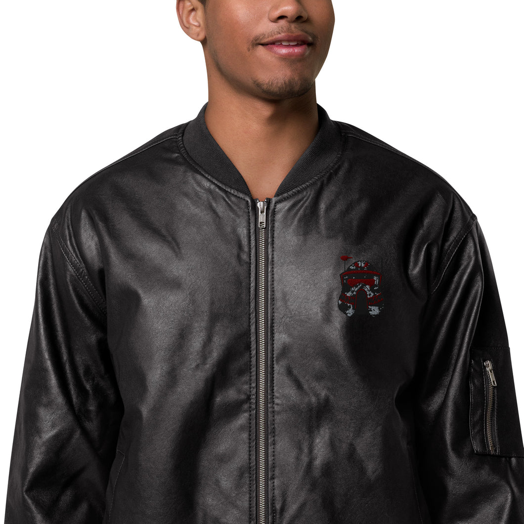 228th Spook- Leather Bomber Jacket