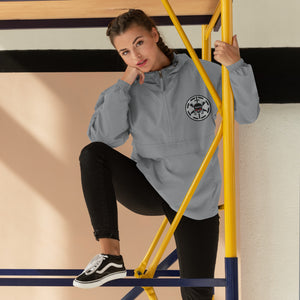 228th Black Skulls Embroidered Champion Packable Jacket