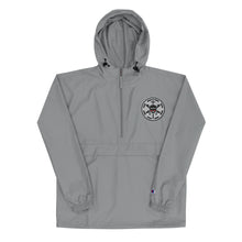 Load image into Gallery viewer, 228th Black Skulls Embroidered Champion Packable Jacket
