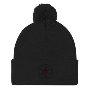 228th Skull Symbol- Pom-Pom Beanie