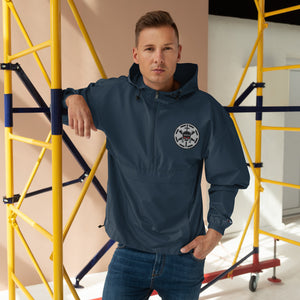 228th Black Skulls Embroidered Champion Packable Jacket