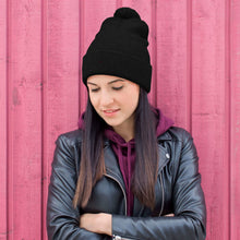 Load image into Gallery viewer, 228th Skull Symbol- Pom-Pom Beanie
