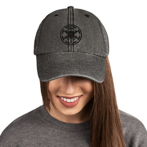 228th Black Skulls Symbol- Vintage Hat
