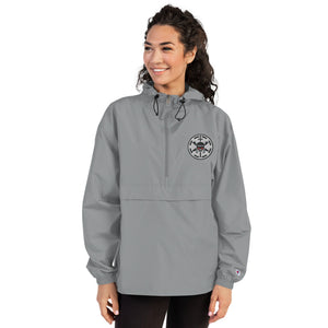 228th Black Skulls Embroidered Champion Packable Jacket