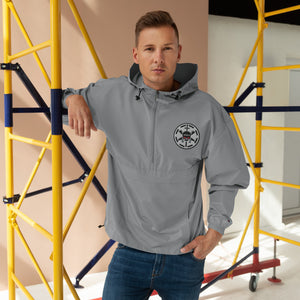 228th Black Skulls Embroidered Champion Packable Jacket