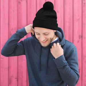 228th Skull Symbol- Pom-Pom Beanie