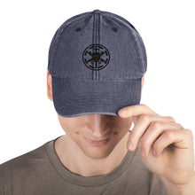Load image into Gallery viewer, 228th Black Skulls Symbol- Vintage Hat
