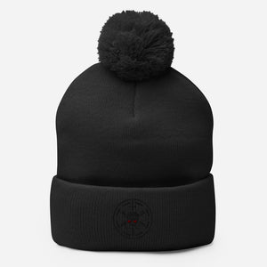 228th Skull Symbol- Pom-Pom Beanie
