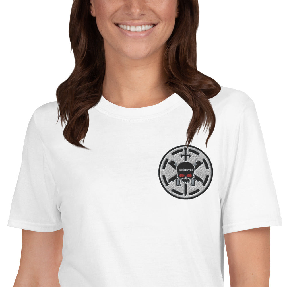 228th Embroidered Short-Sleeve Unisex T-Shirt