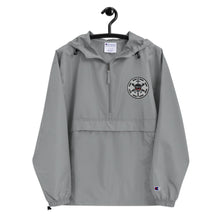 Load image into Gallery viewer, 228th Black Skulls Embroidered Champion Packable Jacket

