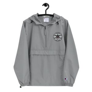 228th Black Skulls Embroidered Champion Packable Jacket
