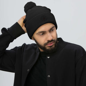 228th Skull Symbol- Pom-Pom Beanie