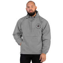 Load image into Gallery viewer, 228th Black Skulls Embroidered Champion Packable Jacket
