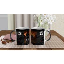 Load image into Gallery viewer, Flanker and his Hellhound Magic 11oz Ceramic Mug
