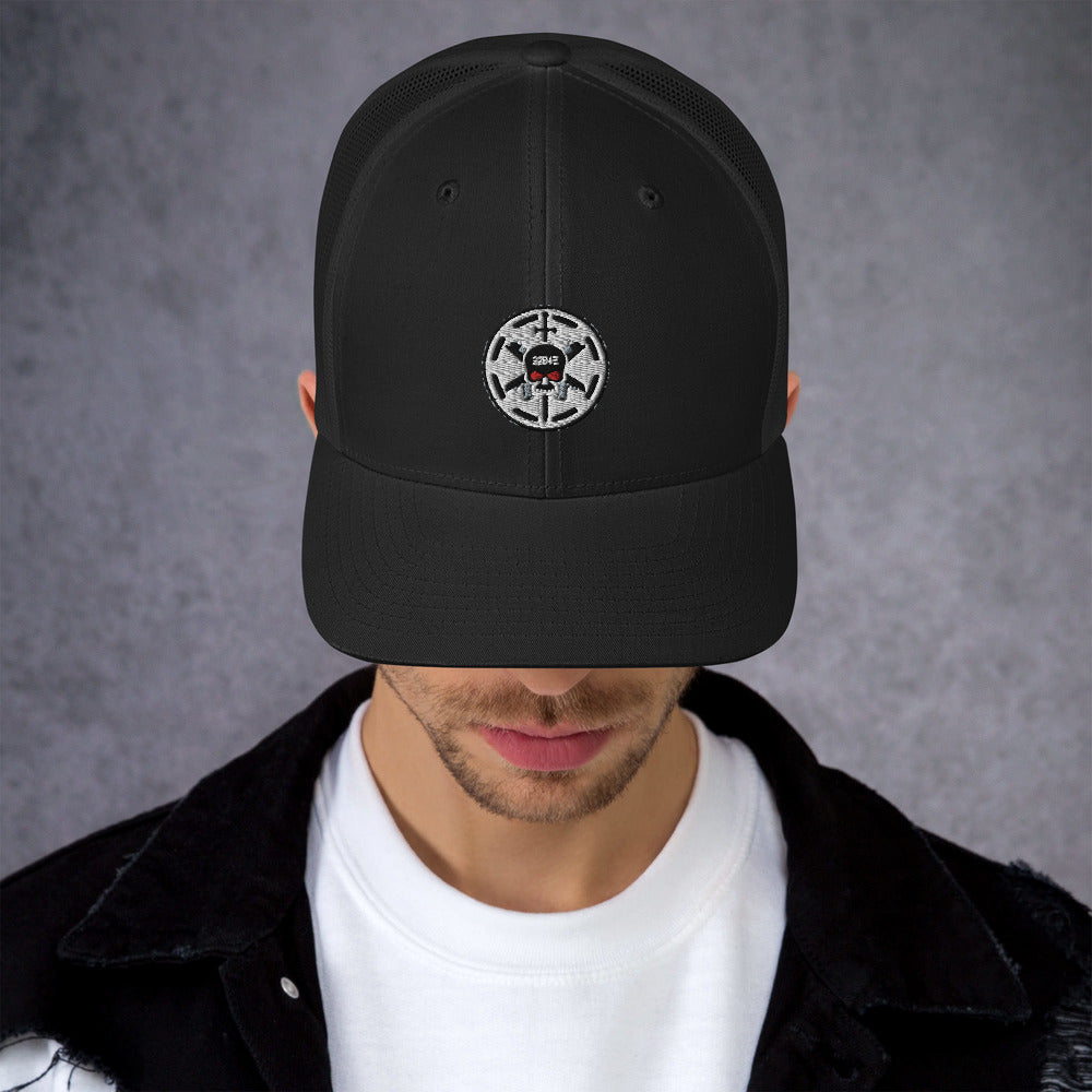 228th Black Skulls- Trucker Cap